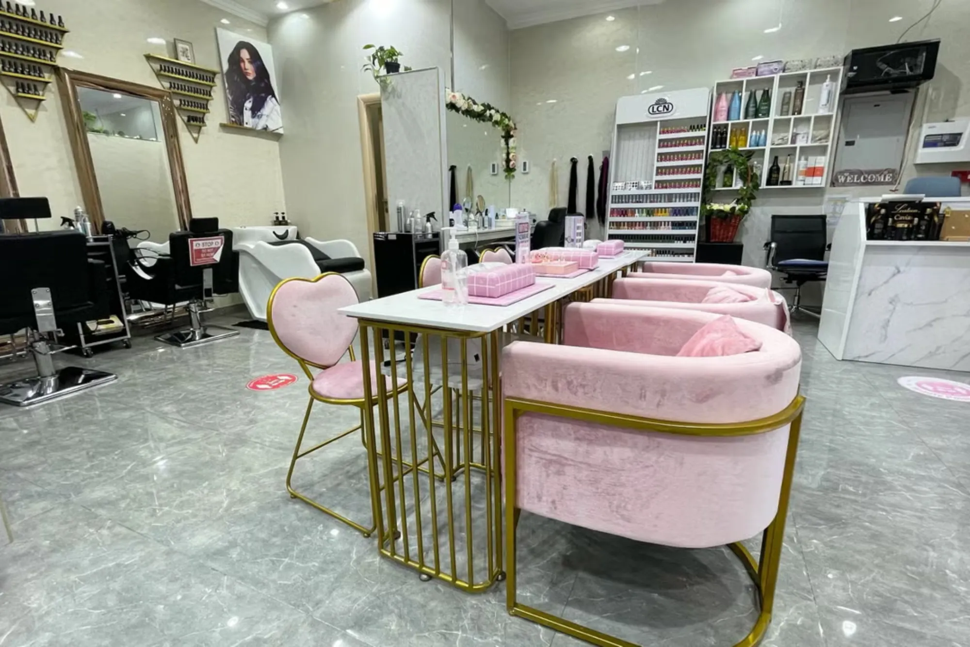 posh beauty salon al barsha