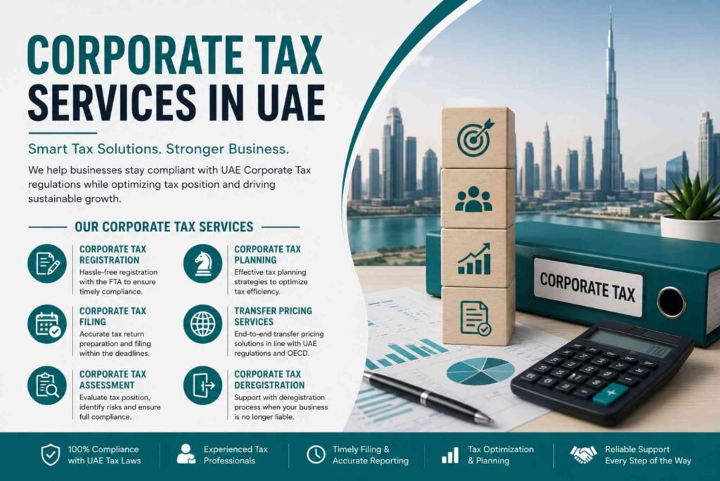 Corporate Tax Services in UAE by Xact Auditing
